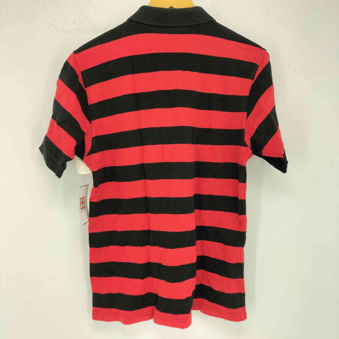 フレッドペリー FRED PERRY ロゴ刺繍 鹿の子 S/S ボーダーポロシャツ メンズ UK:40